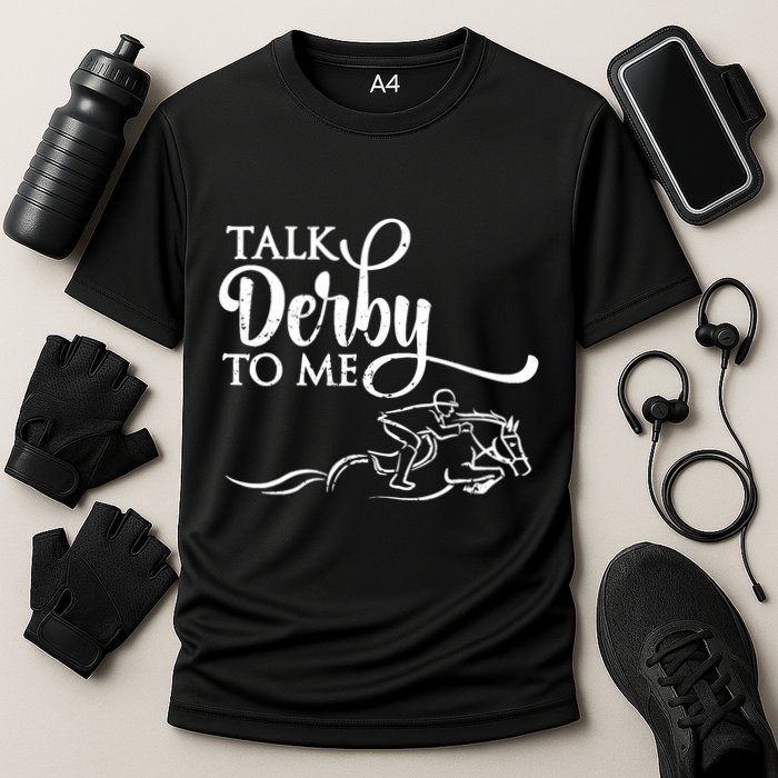 Cool Horse Racing Derby Race Owner Lover Funny Cooling Performance Crew T-Shirt