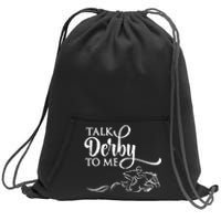 Cool Horse Racing Derby Race Owner Lover Funny Sweatshirt Cinch Pack Bag