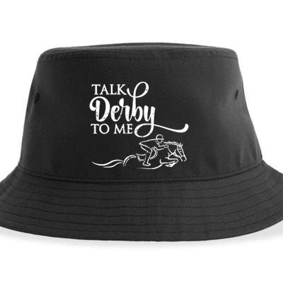 Cool Horse Racing Derby Race Owner Lover Funny Sustainable Bucket Hat