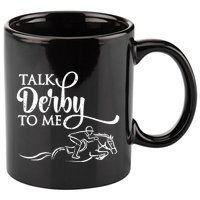 Cool Horse Racing Derby Race Owner Lover Funny 11oz C Handle Ceramic Mug
