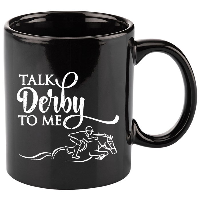 Cool Horse Racing Derby Race Owner Lover Funny 11oz C Handle Ceramic Mug