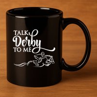 Cool Horse Racing Derby Race Owner Lover Funny 11oz C Handle Ceramic Mug