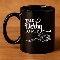 Cool Horse Racing Derby Race Owner Lover Funny 11oz C Handle Ceramic Mug