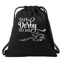 Cool Horse Racing Derby Race Owner Lover Funny Drawstring Bag