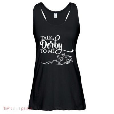 Cool Horse Racing Derby Race Owner Lover Funny Ladies Essential Flowy Tank