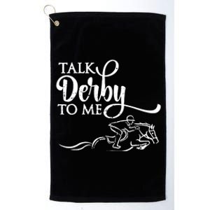 Cool Horse Racing Derby Race Owner Lover Funny Platinum Collection Golf Towel