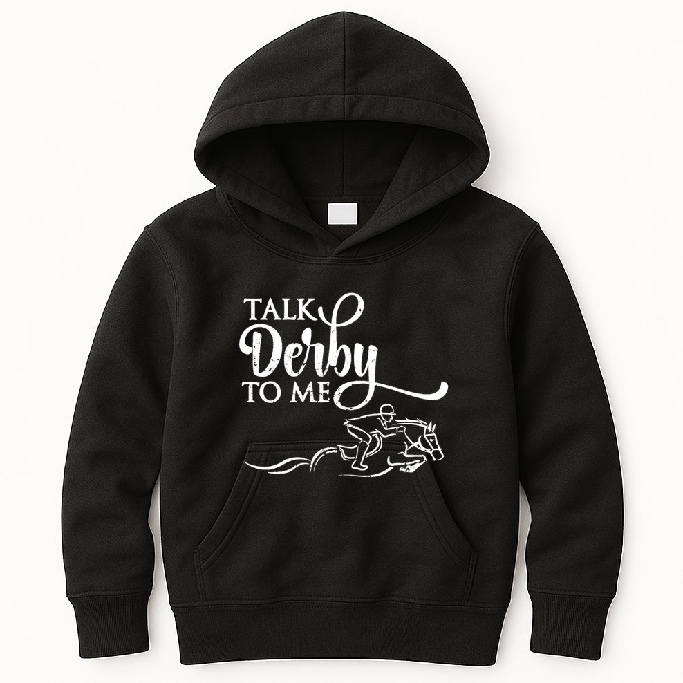 Cool Horse Racing Derby Race Owner Lover Funny Kids Hoodie