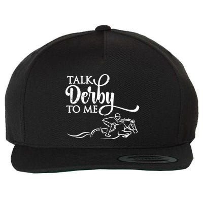 Cool Horse Racing Derby Race Owner Lover Funny Wool Snapback Cap