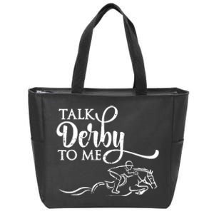 Cool Horse Racing Derby Race Owner Lover Funny Zip Tote Bag