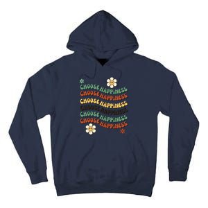 Choose Happiness Retro Sunflower Tall Hoodie