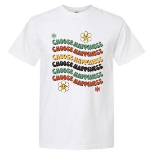 Choose Happiness Retro Sunflower Garment-Dyed Heavyweight T-Shirt