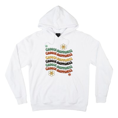 Choose Happiness Retro Sunflower Hoodie