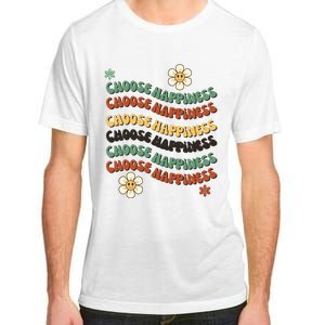 Choose Happiness Retro Sunflower Adult ChromaSoft Performance T-Shirt