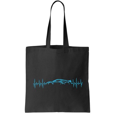 C8 Heartbeat Rapid Blue Supercar Sports Car Heartbeat Line Bag