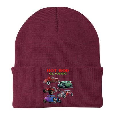 Classic Hot Rod Antique Car Knit Cap Winter Beanie