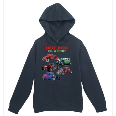 Classic Hot Rod Antique Car Urban Pullover Hoodie