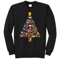 Cozy Holiday Reads Festive Tree Club for Book Lovers Sweatshirt