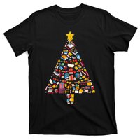 Cozy Holiday Reads Festive Tree Club for Book Lovers T-Shirt