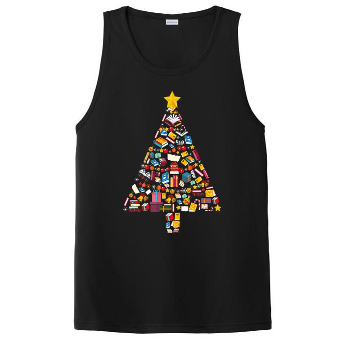 Cozy Holiday Reads Festive Tree Club for Book Lovers PosiCharge Competitor Tank