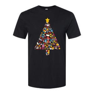 Cozy Holiday Reads Festive Tree Club for Book Lovers Softstyle CVC T-Shirt