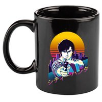 City Hunter Ryo Saeba Retrowave 11oz C Handle Ceramic Mug
