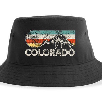 Colorado Hiking Retro Sustainable Bucket Hat