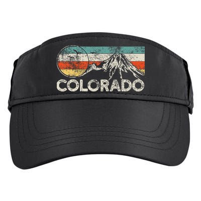 Colorado Hiking Retro Adult Drive Performance Visor