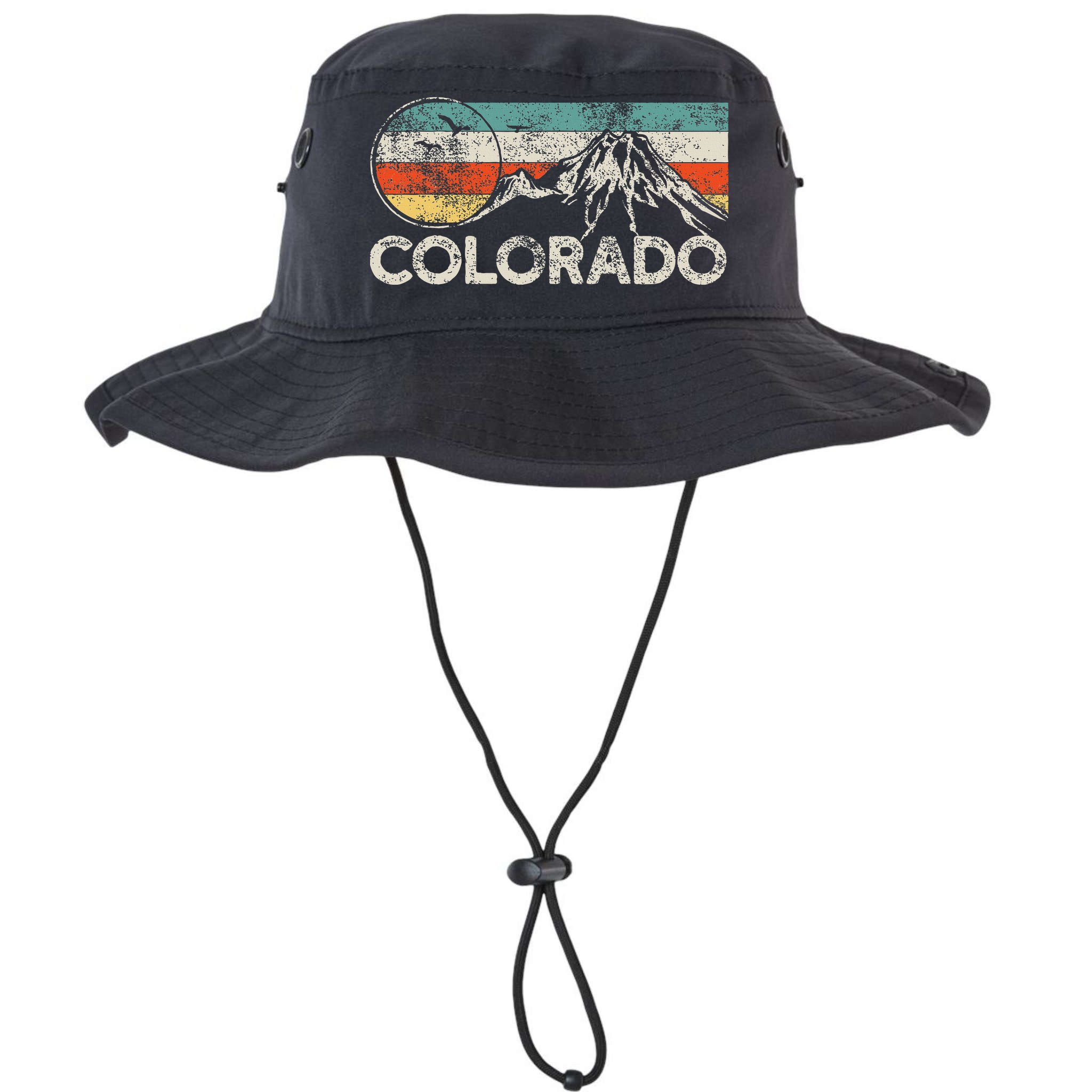 Colorado Hiking Retro Bucket Hat