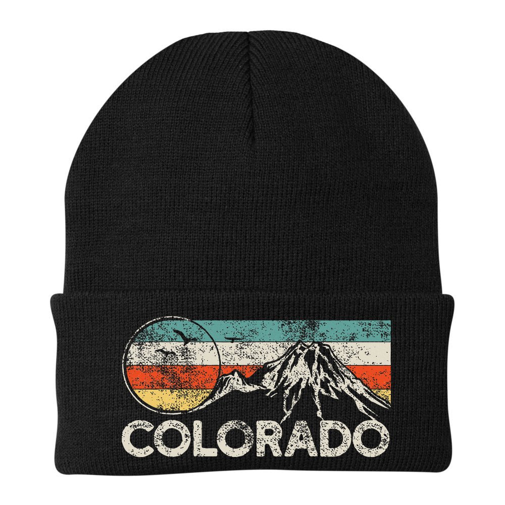 Colorado Hiking Retro Beanie