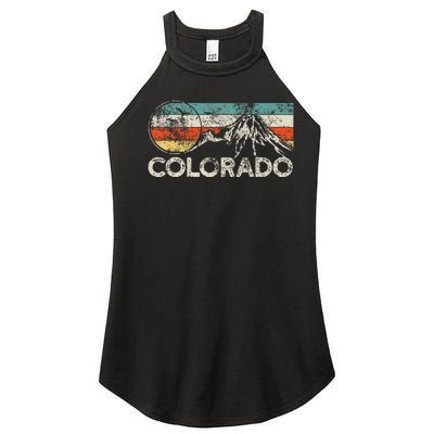 Colorado Hiking Retro Women’s Perfect Tri Rocker Tank