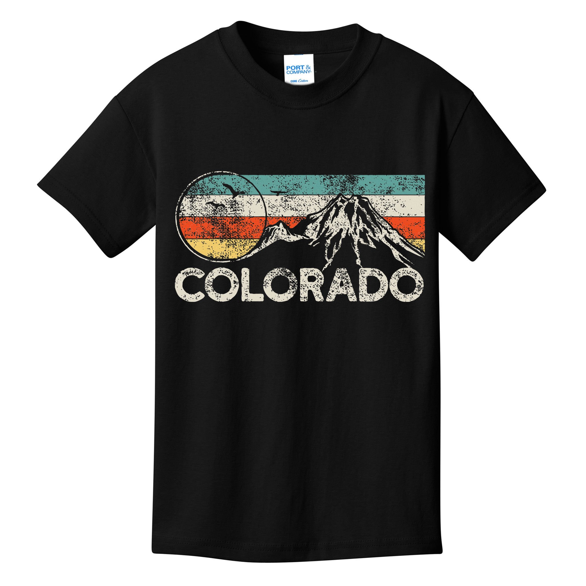 Colorado Hiking Retro Kids T-Shirt