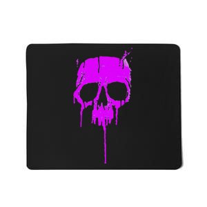 Classic Hard Rock Graffiti Skull Dripping Paint Mousepad