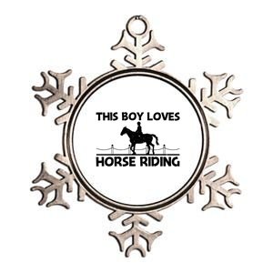 Cool Horse Riding Equestrian Horseback Riding Gift Metallic Star Ornament