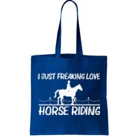 Cool Horse Riding Equestrian Horseback Riding Gift Tote Bag