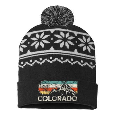 Colorado Hiking Retro USA-Made Snowflake Beanie