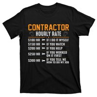 Contractor Hourly Rate Labor Day Graphic T-Shirt