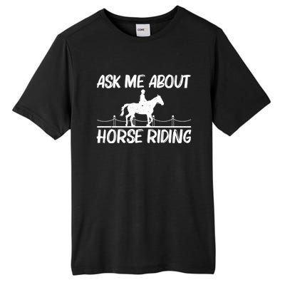 Cool Horse Riding Equestrian Horseback Riding Gift Tall Fusion ChromaSoft Performance T-Shirt