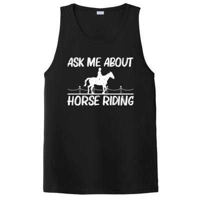 Cool Horse Riding Equestrian Horseback Riding Gift PosiCharge Competitor Tank