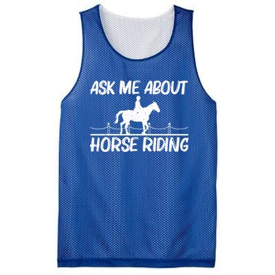 Cool Horse Riding Equestrian Horseback Riding Gift Mesh Reversible Basketball Jersey Tank