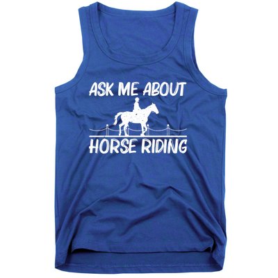 Cool Horse Riding Equestrian Horseback Riding Gift Tank Top