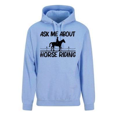 Cool Horse Riding Equestrian Horseback Riding Gift Unisex Surf Hoodie