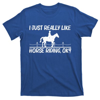 Cool Horse Riding Equestrian Horseback Riding Gift T-Shirt