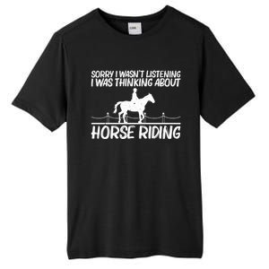 Cool Horse Riding Equestrian Horseback Riding Cool Gift Tall Fusion ChromaSoft Performance T-Shirt