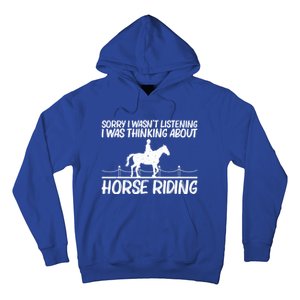 Cool Horse Riding Equestrian Horseback Riding Cool Gift Hoodie