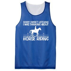 Cool Horse Riding Equestrian Horseback Riding Cool Gift Mesh Reversible Basketball Jersey Tank