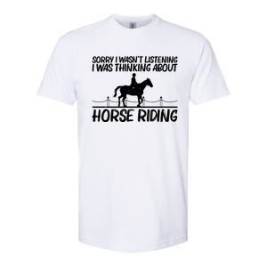 Cool Horse Riding Equestrian Horseback Riding Cool Gift Softstyle CVC T-Shirt