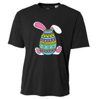 Cute Happy Rabbit Egg Easter Funny Easter Day Cooling Performance Crew T-Shirt