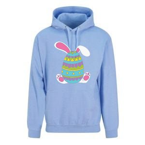 Cute Happy Rabbit Egg Easter Funny Easter Day Unisex Surf Hoodie