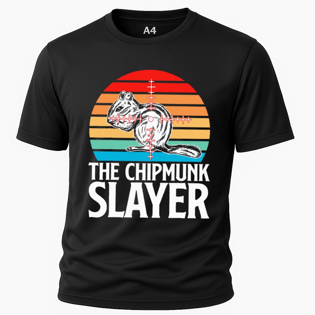 Chipmunk Hunting Retro Vintage The Chipmunk Cooling Performance Crew T-Shirt