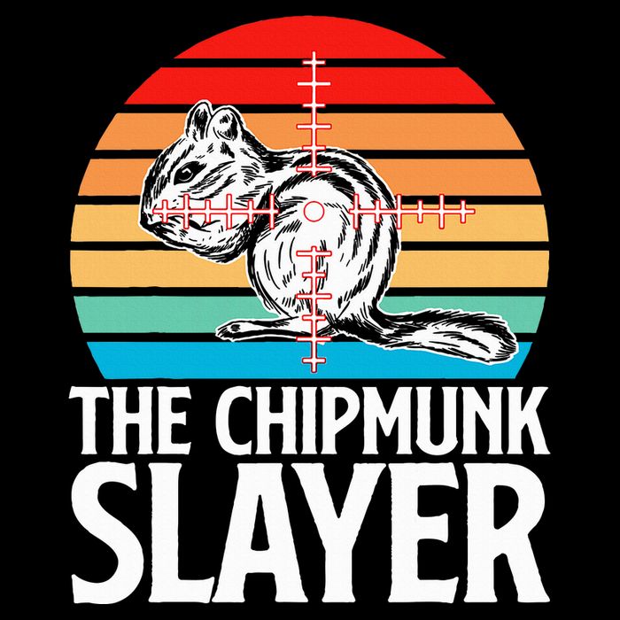 Chipmunk Hunting Retro Vintage The Chipmunk Cooling Performance Crew T-Shirt